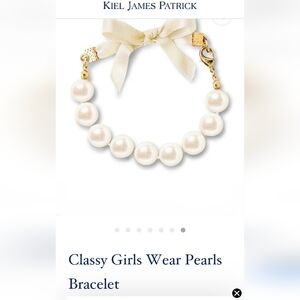 Kiel James Patrick Classy Girls Wear Pearls Bracelet